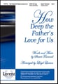 How Deep the Father's Love for Us SATB choral sheet music cover